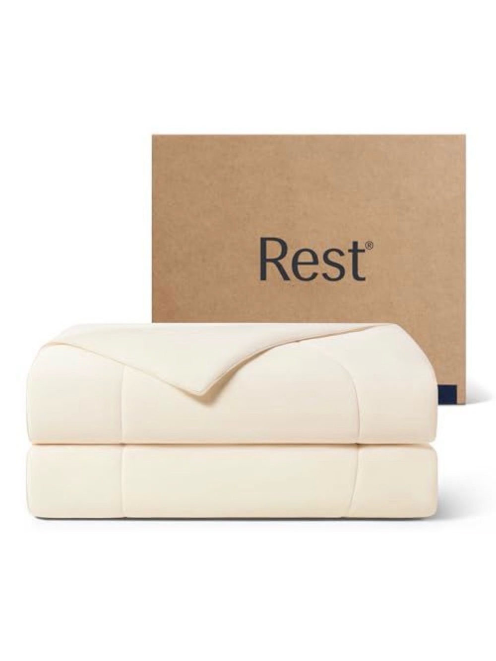 REST® Evercool Cooling Comforter  Queen Blanket for Hot Sleepers,Snow Ivory